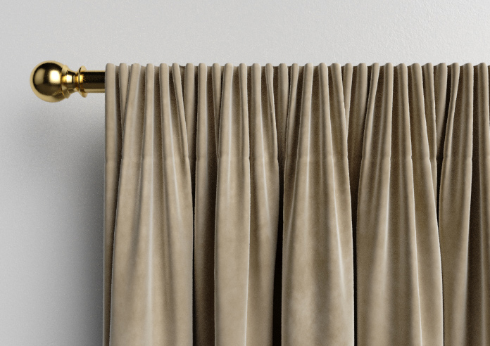 Odessa Velvet, Putty - Made to Measure Curtains - Image 9